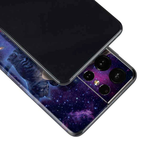 Vincent Hie Cosmic Kittens Galaxy S21 Ultra 5G Skin